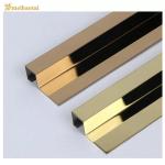 Golden / Rose Golden Mirror Stainless Steel Shape Decoration Tile Trim