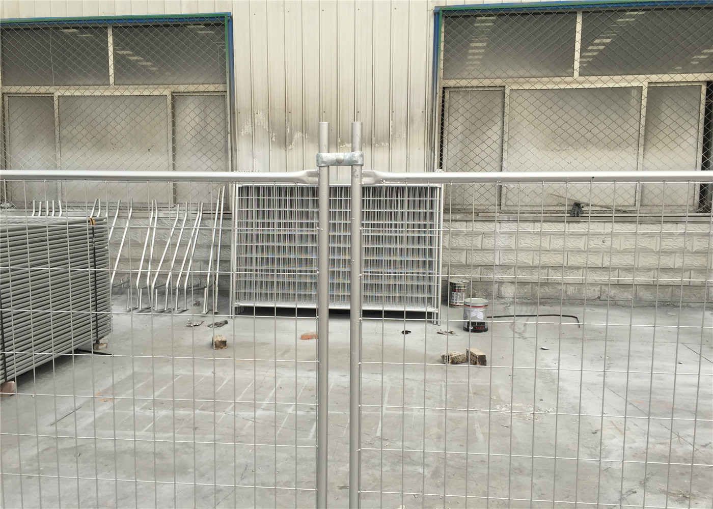 Weather Resistance Secure Temporary Fencing Site Security Fencing 22.00kg