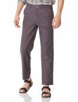 Size 40 42 44 Men'S Summer Plain Casual Cotton And Linen Cropped Trousers Mid