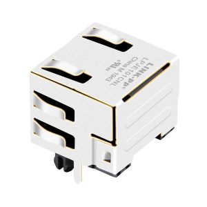 China 615008140621 RJ45 Modular Jack Shielded With EMI Finger LPJE101CNL on sale