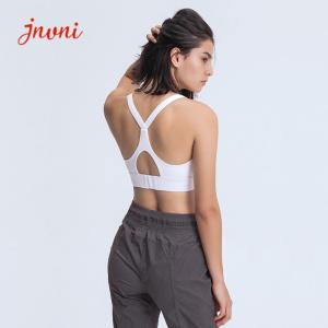 China Women Cross Back Energy Bra Skin Friendly Yoga Sports Bras 220gsm factory