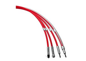 China DIN EN1829-2 400MPa High Pressure Water Jet Hose Red Color ID 4.8mm factory