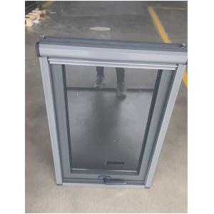 China Double Glazed White UPVC Awning Window Basement ODM factory