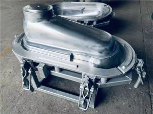 China Custom Design Portable Toilet Mould Casting Aluminum Seat Mould Rotational Moulding Tools Anti Acid factory