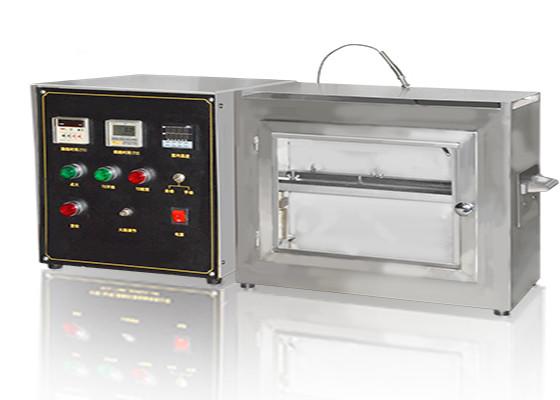 Vehicle Decoration Horizontal Flammability Tester , DIN7520 Electronic