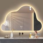 Customized Size Glass Decoration for Modern Bath Light in Salon Smart Bathroom