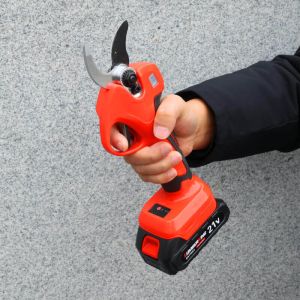 Electric Pruning Shears With LCD Digital Display Handheld Lithium Battery
