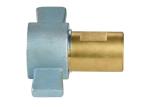 Thread To Connect Hydraulic Quick Coupler , QKTF Series Brass Quick Coupler
