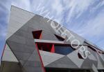 ISO14001 800×800mm Laser Cutting Aluminum Facade Panels Modern Decoration