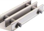 6061 Aluminum Alloy Flat Grating Panel For Chemical Plant Platform Stair Treads