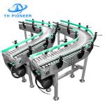 900mm Adustable Height Bottle Handling Conveyors With Stainless Steel Structure