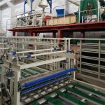 Fully Automatic Fire Resistant Mgo Slab / Magnesium Oxide Board Production Line
