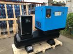 5.5kw compact screw air compressor with tank only or with tank and dryer