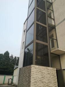 China 1.5m/s Eight Persons Panoramic Elevator 800KG Office Building factory