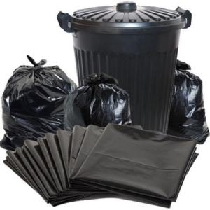 China Compostable Biodegradable Garbage Bags , Customized 100% PLA Disposable Trash Bags factory