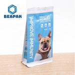 Plastic Stand Up Flat Bottom Zipper Cat Food Packaging