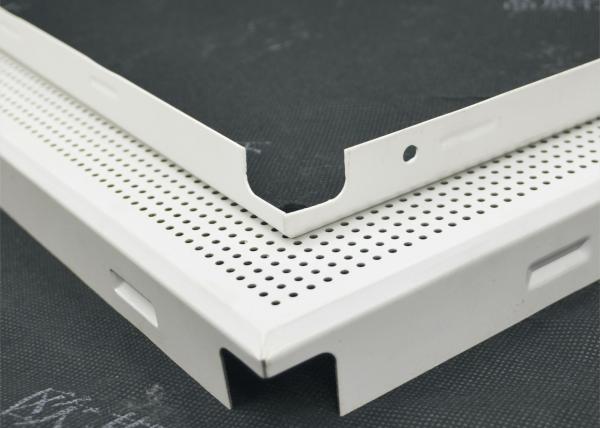 Fireproof Green Clip In Ceiling Panels Perforated For metal building material ,