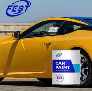 China High Performance 1K Basecoat Yellow Color 10-12 Square Meters per Liter Coverage factory