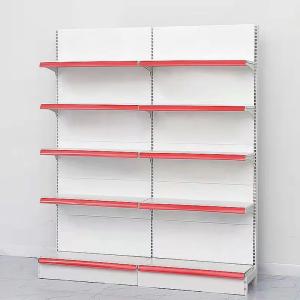 China Professional Production Commercial Super Shelves Single Sided Gondola Supermarket Shelves factory