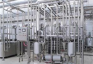 6000L/H Fully Automatic Uht Sterilizer , CIP Cleaning Uht Sterilisation Machine