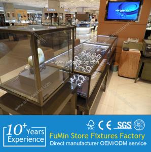 China acrylic jewelry display showcase factory