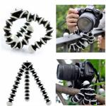 Large Flexible Tripod for SLR, DSLR and compact cameras - Black
