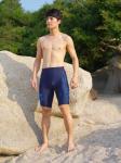 Men's brand swim mens beach Surf swimsuit knee length bathing swimming shorts
