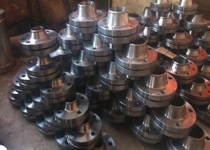 China Round Shape Stainless Steel Flange Raised Face Type High Toughness ASTM Standard factory