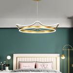 Indoor Lighting Crown Shape Aluminum Acrylic Nordic Luxury Chandeliers & Pendant