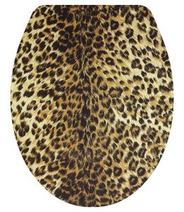 China polyresin toilet seat cover,leopard design toilet seat,sea star,shell transparent, factory