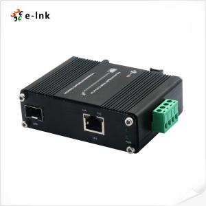 China Industrial SFP Module Fiber Media Converter 60W POE Aluminum Case factory