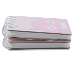 Mini Notebook with Cute Cartoon Print Customized Elastic Kawaii Student