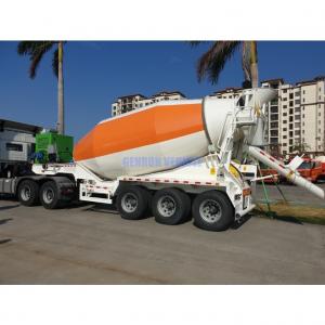 China 12 M3 Construction Truck Trailer Concrete Mixer Drum Semi Trailer on sale