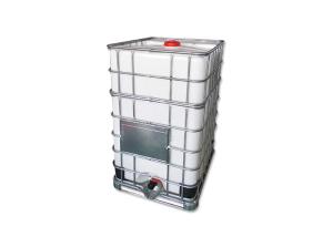 China Roto Mold Stacking 1500L IBC Tote Tanks For Chemical Storage Transport factory