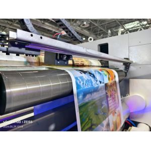 Sleeve Type Flexo Printing Machine with Servo Drive System for PET film