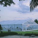Upscale Transparent Glass Walls Large Party Tent Marquee Wedding Event Tents
