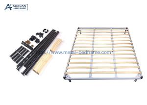 China Wooden Poplar Slat Bedframe factory
