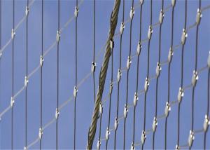 China Durable Architectural Stainless Steel Wire Mesh Knotted / Ferruled Shape factory