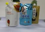 Reusable Plastic Spout Pouch Bag For Baby Food / Liquid BPA Free Gravure
