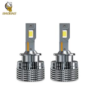 China 120W High Power D1S D2S D3S D4S Silver Metal Automotive LED Headlights factory
