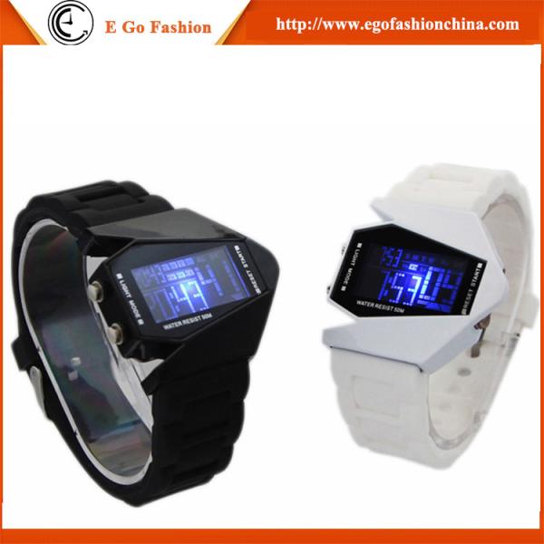 Fashion LED Watch Customized Logo OEM Watch Sports Watch Unisex Hip Hop Boy
