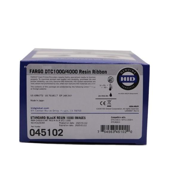 1000 Images Standard 45102 Black Ribbon for DTC1000 DTC1250e Card Printer and