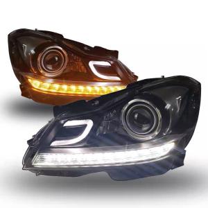 China LED Daytime Running Headlights for Benz W204 2010 C180 C200 C260 C300 100% Tested factory