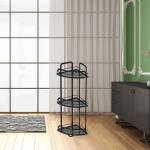 Versatile Iron Wire Rack for Household Bathroom Corner Storage and Storage
