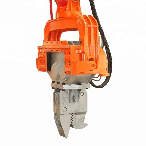 China PC220 Excavator Vibratory Pile Hammer Silent Work Hydraulic Pile Driver factory