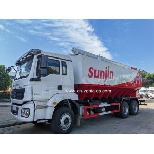 Shacman H3000 Transport Feed Truck Stainless Steel Material