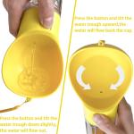 300ml Detachable 2 In 1 Dog Water Bottle with Food Container & Poop Shovel