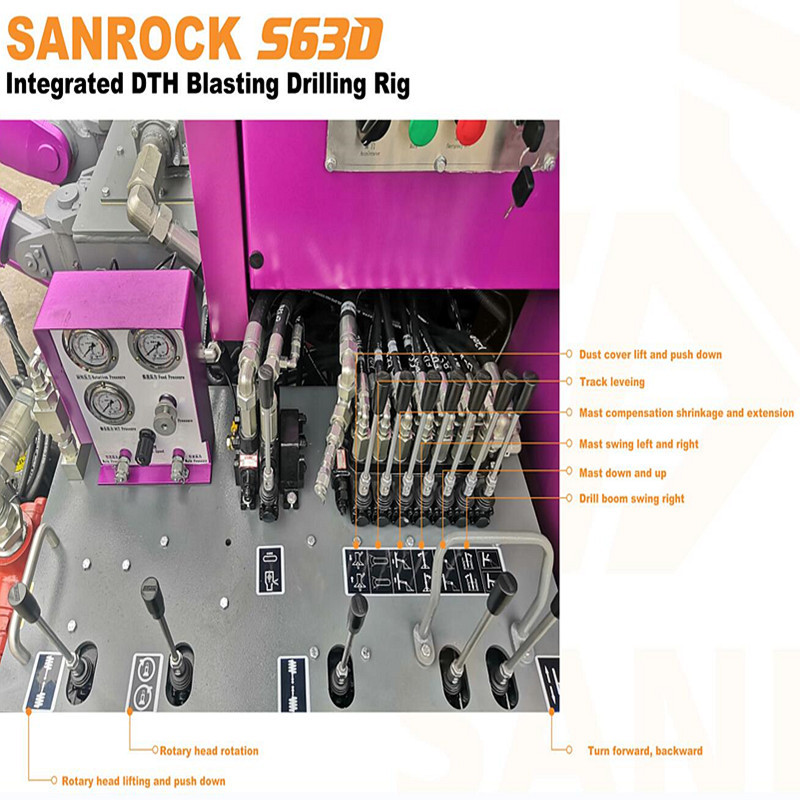 DTH Drilling Rig Equipment Rock Borehole DTH Drilling Machine Hydraulic Mine Drilling Rig