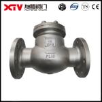 4 Inch Stainless Steel Body Flange End Swing Check Valve -20-350 Ordm Temperatur