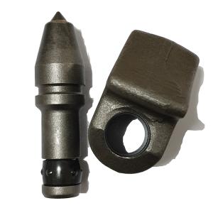 China 25mm Tungsten Carbide Tip Rock Auger Bullet Teeth , Bullet Teeth For Augers factory